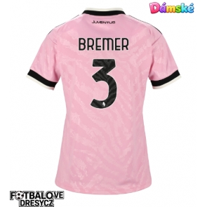Juventus Gleison Bremer #3 Dámské Venkovní Dres 2026-27 Krátký Rukáv